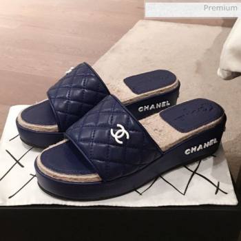 Replica Chanel Quilted Leather Platform Mule Slide Sandals Blue 2020 KL 20062826 [fab 72599 200630] 9400 : Purse Valley,Designer Replica Handbags,Premium Replica Handbags at PurseValley