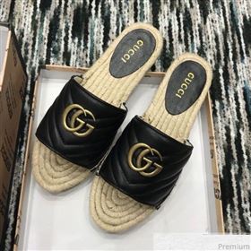 Replica Gucci Leather Espadrille Slide Sandal 573028 Black 2019 LRF 9032824 [fab 54088 190417] 8500 : Purse Valley,Designer Replica Handbags,Premium Replica Handbags at PurseValley