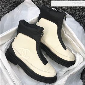 Replica Chanel Calfskin Wool Zip Flat Short Boots White 2019 ANDI 9110632 [fab 64896 191109] 13800 : Purse Valley,Designer Replica Handbags,Premium Replica Handbags at PurseValley