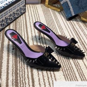 Replica Gucci Leather Spikes Heel Mules with Bow Black 2019 DLY 9031129 [fab 53326 190417] 11800 : Purse Valley,Designer Replica Handbags,Premium Replica Handbags at PurseValley