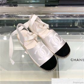 Replica Chanel Fabric and Leather Slingback Lace up Espadrilles SilverBlack 2019 XO 9031126 [fab 53320 190417] 10400 : Purse Valley,Designer Replica Handbags,Premium Replica Handbags at PurseV