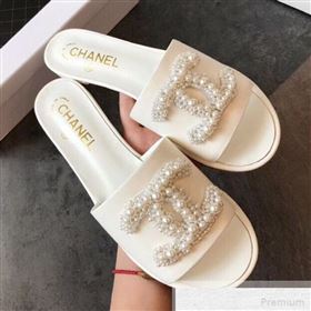 Replica Chanel Flat Pearls CC Calfskin Slide Sandals G34678 White 2019 EM 9051512 [fab 56464 190518] 10900 : Purse Valley,Designer Replica Handbags,Premium Replica Handbags at PurseValley