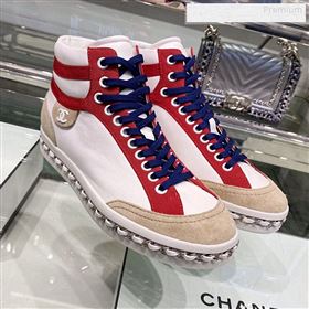 Replica Chanel Lambskin Chain Leather High top Sneakers G35600 White 2019 XO 9122330 [fab 66901 191231] 15100 : Purse Valley,Designer Replica Handbags,Premium Replica Handbags at PurseValley
