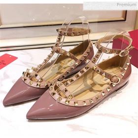 Replica Valentino Patent Calfskin Rockstud Ballerina With Strap Pink 02 3015 20041514 [fab 69792 200418] 10200 : Purse Valley,Designer Replica Handbags,Premium Replica Handbags at PurseValley
