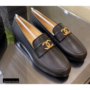 Replica Chanel Top Quality Calfskin Gold CC Logo Loafers Black 2020 xo 20100906 [73730 eb] 17000 : Purse Valley,Designer Replica Handbags,Premium Replica Handbags at PurseValley