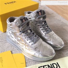 Replica Fendi x Nicki Minaj FF High top Sneakers Silver 2019 HQG 9112833 [fab 65816 191130] 13900 : Purse Valley,Designer Replica Handbags,Premium Replica Handbags at PurseValley