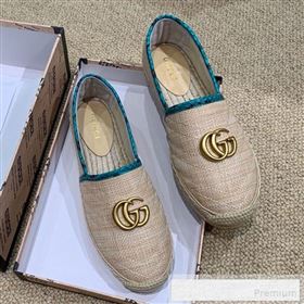 Replica Gucci Chevron Raffia Flat Espadrilles with Double G 578547 Light BeigeGreen 2019 HANB 9060119 [fab 57342 190602] 9600 : Purse Valley,Designer Replica Handbags,Premium Replica Handbags 