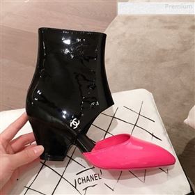 Replica Chanel Patent Calfskin Mary Jane Open Ankle Short Boots G35431 PinkBlack 2020 KL 0010609 [fab 67387 200111] 15100 : Purse Valley,Designer Replica Handbags,Premium Replica Handbags at P