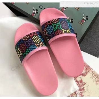 Replica Gucci GG Psychedelic Supreme Canvas Slide Sandal Pink 2020 For Women and Men SY 20050930 [fab 70821 200516] 5500 : Purse Valley,Designer Replica Handbags,Premium Replica Handbags at Pu