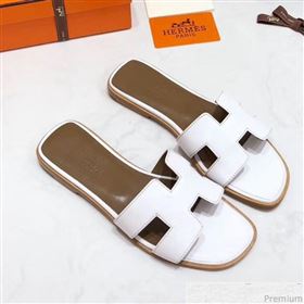Replica Hermes Oran H Slide Flat Sandals White KER 9031363 [fab 53474 190417] 14800 : Purse Valley,Designer Replica Handbags,Premium Replica Handbags at PurseValley
