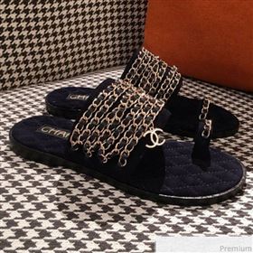 Replica Chanel Flat Sandals G34407 Dark Blue 2019 KL 9040816 [fab 54434 190417] 11000 : Purse Valley,Designer Replica Handbags,Premium Replica Handbags at PurseValley