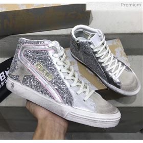 Replica Golden Goose GGDB Calfskin Star Slide Sneakers With Glitter SilverWhite 2020 13 20041639 [fab 69887 200418] 12300 : Purse Valley,Designer Replica Handbags,Premium Replica Handbags at P