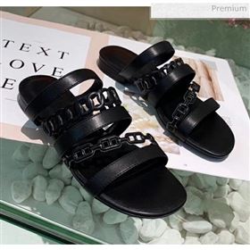 Replica Hermes Leather quot;Chaine dAncrequot; Straps Slipper Sandal Black 2020 ME 20042054 [fab 70045 200425] 7700 : Purse Valley,Designer Replica Handbags,Premium Replica Handbags at PurseVa
