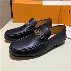 Replica Louis Vuitton Mens Stitching Calfskin LV Circle Buckle Loafers Black 2019 SHOUHE 9102134 [fab 64148 191025] 19100 : Purse Valley,Designer Replica Handbags,Premium Replica Handbags at P