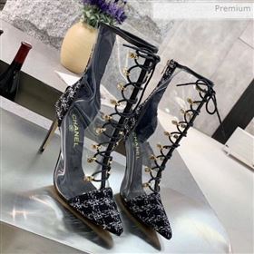 Replica Chanel Tweed Transparent Lace up High Heel Short Boots Black 2019 MD 0011622 [fab 67772 200216] 11000 : Purse Valley,Designer Replica Handbags,Premium Replica Handbags at PurseValley