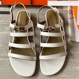 Replica Hermes Kelly Calfskin Flat Sandals White Leather 2019 DLY 9080813 [fab 61198 190813] 11000 : Purse Valley,Designer Replica Handbags,Premium Replica Handbags at PurseValley