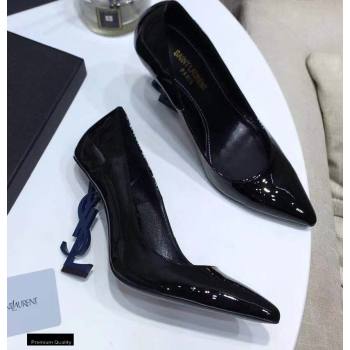 Replica Saint Laurent Opyum Pumps Patent Black with Blue Interlocking YSL Logo Heel 11cm modeng 20122919 [78486 eb] 11500 : Purse Valley,Designer Replica Handbags,Premium Replica Handbags at P