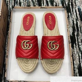 Replica Gucci Leather Espadrille Slide Sandal 573028 Red 2019 LRF 9032826 [fab 54090 190417] 8500 : Purse Valley,Designer Replica Handbags,Premium Replica Handbags at PurseValley