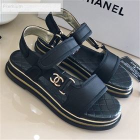 Replica Chanel CC Buckle Side Silk Flat Sandals Black 2019 DLY 9070424 [fab 59251 190706] 8500 : Purse Valley,Designer Replica Handbags,Premium Replica Handbags at PurseValley
