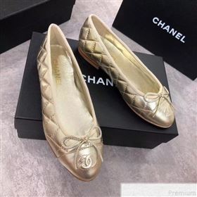 Replica Chanel Quilting Lambskin Leather Ballerinas Gold 2019 DLY 9050184 [fab 55977 190510] 10000 : Purse Valley,Designer Replica Handbags,Premium Replica Handbags at PurseValley