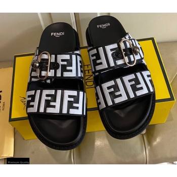 Replica Fendi FF Leather Flat Slides Sandals with Double Band 02 2021 modeng 21030456 [81457 eb] 7400 : Purse Valley,Designer Replica Handbags,Premium Replica Handbags at PurseValley