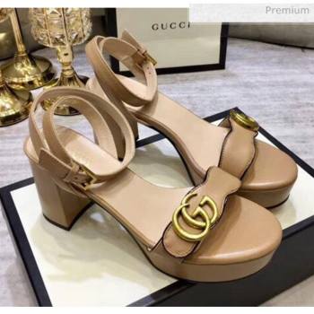 Replica Gucci Leather Platform Sandal with Double G 573022 Nude 2020 KL 20050604 [fab 70612 200509] 11600 : Purse Valley,Designer Replica Handbags,Premium Replica Handbags at PurseValley