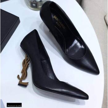 Replica Saint Laurent Opyum Pumps Black with Gold Interlocking YSL Logo Heel 11cm modeng 20122914 [78481 eb] 11500 : Purse Valley,Designer Replica Handbags,Premium Replica Handbags at PurseVal