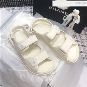 Replica Chanel Strap Flat Sandals White 2020 MD 0021708 [fab 68043 200219] 6900 : Purse Valley,Designer Replica Handbags,Premium Replica Handbags at PurseValley