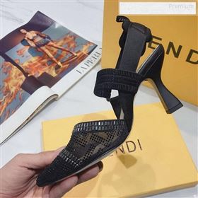 Replica Fendi Colibrì Crystal Mesh High Heel Slingback Pumps All Black 2020 DLY 9122623 [fab 67035 191231] 10800 : Purse Valley,Designer Replica Handbags,Premium Replica Handbags at Purse