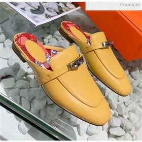 Replica Hermes Calfskin Oz Mules Yellow 2020 MD 20033144 [fab 69105 200404] 9500 : Purse Valley,Designer Replica Handbags,Premium Replica Handbags at PurseValley
