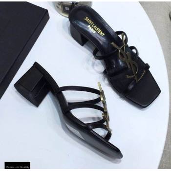 Replica Saint Laurent Heel 5cm Cassandra Mules Black with Monogram YSL Logo modeng 20122957 [78524 eb] 8500 : Purse Valley,Designer Replica Handbags,Premium Replica Handbags at PurseValley