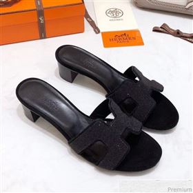 Replica Hermes Oasis Crystal H Mid Heel Slide Sandals Black 4037 9031152 [fab 53350 190417] 15600 : Purse Valley,Designer Replica Handbags,Premium Replica Handbags at PurseValley