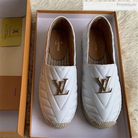 Replica Louis Vuitton Chevron Lambskin Flat Espadrilles White 2020 MD 0030313 [fab 68222 200307] 8800 : Purse Valley,Designer Replica Handbags,Premium Replica Handbags at PurseValley