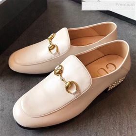 Replica Gucci Horsebit Leather Loafer with Crystals Heel 523097 White 2019 EM 9081544 [fab 61554 190817] 11600 : Purse Valley,Designer Replica Handbags,Premium Replica Handbags at PurseValley