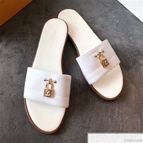Replica Louis Vuitton Lock It Flat Slide Sandals 1A4FG7 White Leather 2019 EM 9041335 [fab 54881 190417] 8900 : Purse Valley,Designer Replica Handbags,Premium Replica Handbags at PurseValley