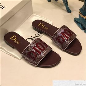 Replica Dior Crystal Flat Slide Sandals Burgundy 2019 ANDI 9041651 [fab 55045 190417] 8200 : Purse Valley,Designer Replica Handbags,Premium Replica Handbags at PurseValley