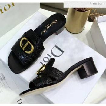 Replica Dior 30 MONTAIGNE Heeled Slide Sandals in Crocodile Pattern Calfskin Black 2020 JC 20051401 [fab 70972 200516] 8600 : Purse Valley,Designer Replica Handbags,Premium Replica Handbags at