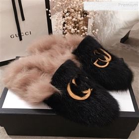 Replica Gucci GG Wool Fur Flat Slippers Black 2019 KL 9112024 [fab 65483 191123] 22100 : Purse Valley,Designer Replica Handbags,Premium Replica Handbags at PurseValley