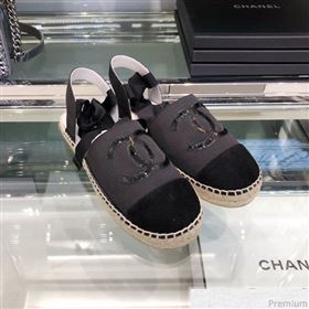 Replica Chanel Fabric Slingback Lace up Espadrilles Dark Gray 2019 XO 9031127 [fab 53321 190417] 10400 : Purse Valley,Designer Replica Handbags,Premium Replica Handbags at PurseValley