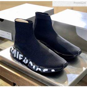 Replica Balenciaga White Printed Letters Knit Sock Speed Boot Sneaker Black 2019 For Women and Men SH 20031609 [fab 68546 200322] 11400 : Purse Valley,Designer Replica Handbags,Premium Replica