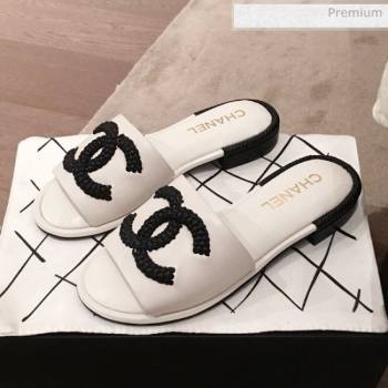 Replica Chanel Chain CC Lambskin Flat Mules Slide Sandals G35532 White 2020 KL 20062822 [fab 72595 200630] 11600 : Purse Valley,Designer Replica Handbags,Premium Replica Handbags at PurseValle