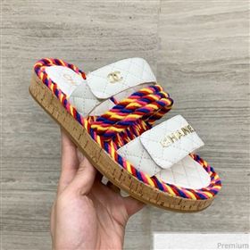 Replica Chanel Flat Cord Slide Sandals G34603 WhitePink 2019 A8 9031951 [fab 53710 190417] 10400 : Purse Valley,Designer Replica Handbags,Premium Replica Handbags at PurseValley