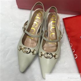 Replica Gucci Zumi Leather Slingback Heel Pumps with G Horsebit 583300 White 2019 ANDI 9060139 [fab 57363 190602] 11000 : Purse Valley,Designer Replica Handbags,Premium Replica Handbags at Pur