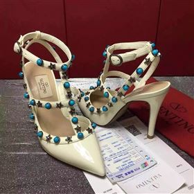 Replica Valentino sandals heels stud cream paint shoes 3972 [shoes51a] 11000 : Purse Valley,Designer Replica Handbags,Premium Replica Handbags at PurseValley