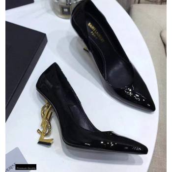Replica Saint Laurent Opyum Pumps Patent Black with Snake Gold Interlocking YSL Logo Heel 11cm modeng 20122923 [78490 eb] 12500 : Purse Valley,Designer Replica Handbags,Premium Replica Handbag