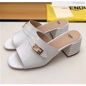 Replica Fendi Crocodile Pattern Calfskin Promenade Slides Sandals With 6cm Heel White 2020 MD 20042318 [fab 70171 200425] 8700 : Purse Valley,Designer Replica Handbags,Premium Replica Handbags