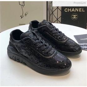 Replica Chanel CC Logo Sequins amp; Leather Sneakers G35936 Black 2020 MD 20033132 [fab 69092 200404] 10700 : Purse Valley,Designer Replica Handbags,Premium Replica Handbags at PurseValley