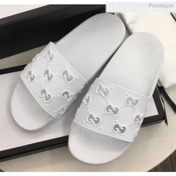 Replica Gucci Rubber GG Slide Sandal 573922 White 2020 For Women and Men ZM 20050940 [fab 70831 200516] 5500 : Purse Valley,Designer Replica Handbags,Premium Replica Handbags at PurseValley