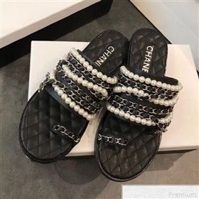 Replica Chanel Pearls Lambskin Flat Sandals G34407 Black 2019 EM 9042814 [fab 55767 190428] 11000 : Purse Valley,Designer Replica Handbags,Premium Replica Handbags at PurseValley