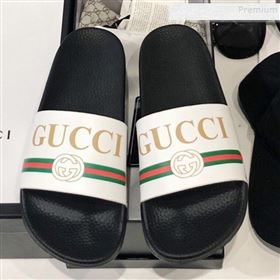 Replica Gucci Logo Band Flat Slide Sandals 2019 For Women and Men DLY 9082168 [fab 61861 190824] 6000 : Purse Valley,Designer Replica Handbags,Premium Replica Handbags at PurseValley